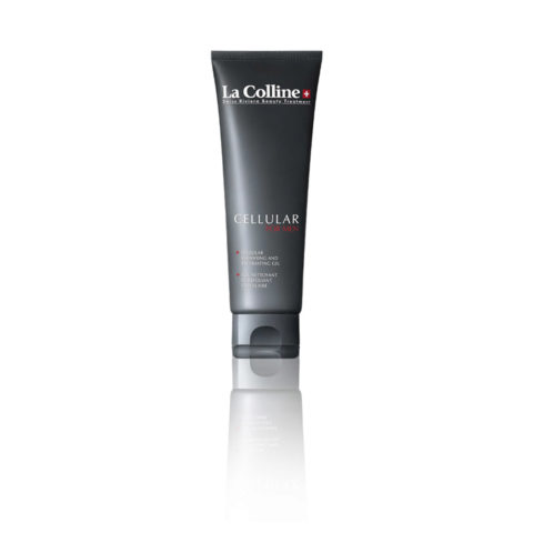 La Colline Cellular for Men Cellular Cleansing & Exfoliating Gel 125ml - gel detergente 2 in 1