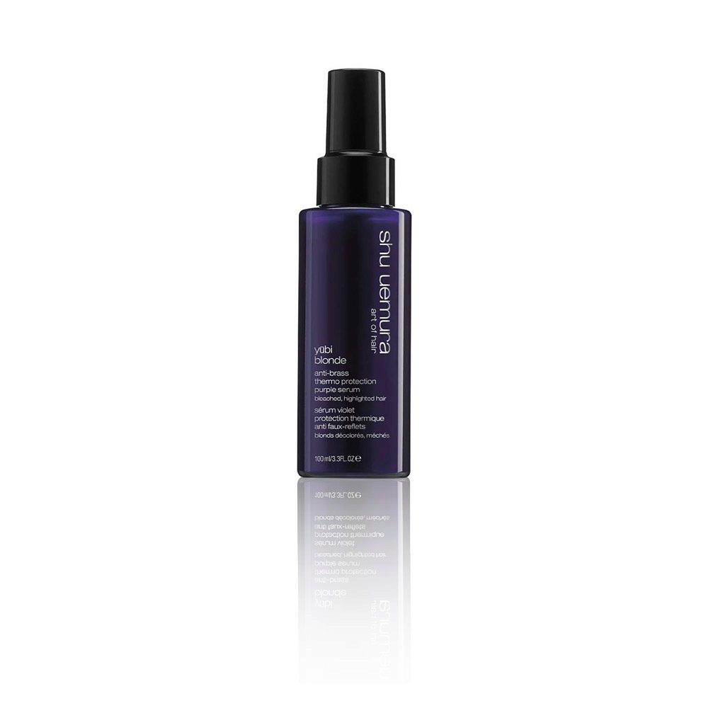Shu Uemura Yubi Blonde Purple Blow Dry Serum 100ml - siero neutralizzante termoprotettivo