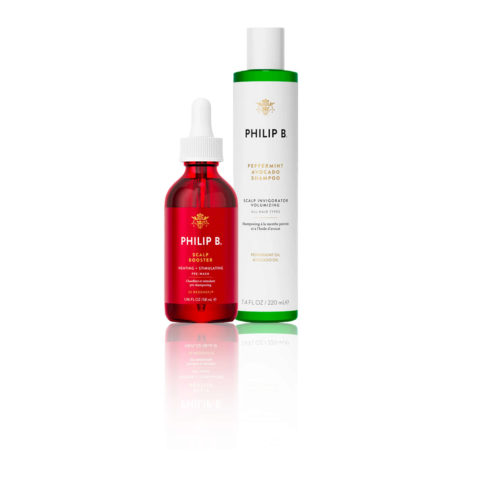 Scalp Booster 60ml Peppermint Avocado Shampoo 220ml