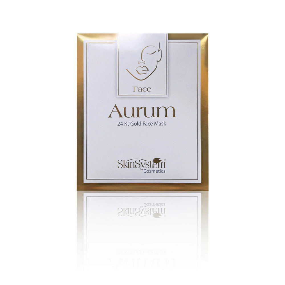SkinSystem Aurumu 24kt Gold Face Mask 1pz monouso - maschera preformata oro
