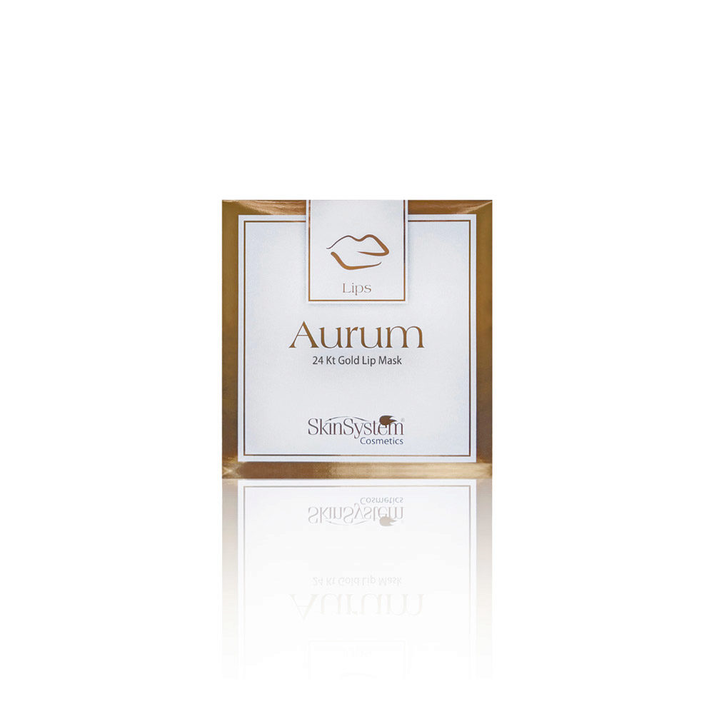 SkinSystem Aurumu 24Kt Gold Lip Mask - trattamento labbra con oro cosmetico