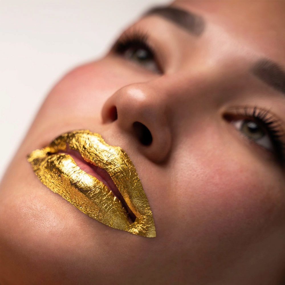 SkinSystem Aurumu 24Kt Gold Lip Mask - trattamento labbra con oro cosmetico