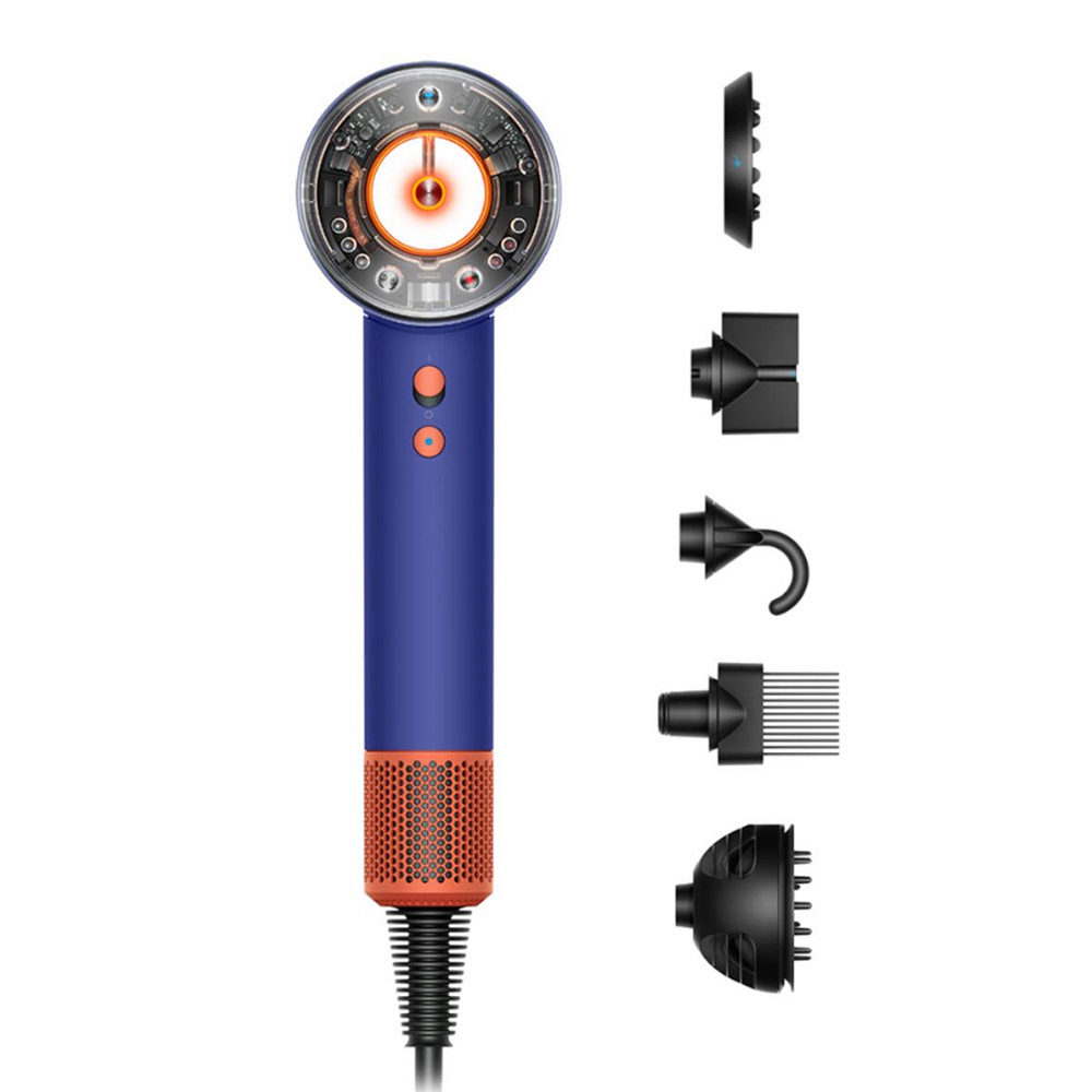 Dyson Supersonic Nural Phon Pervinca/ Tangerine - asciugacapelli capelli ricci o molto ricci