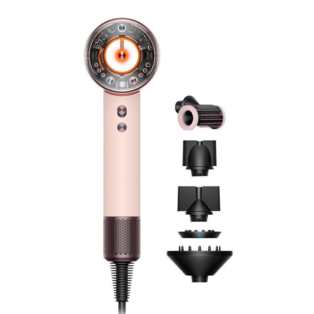 Dyson Supersonic Nural  Straight + Wavy Phon Rosa Cipria / Oro Rosa - asciugacapelli per capelli lisci e mossi